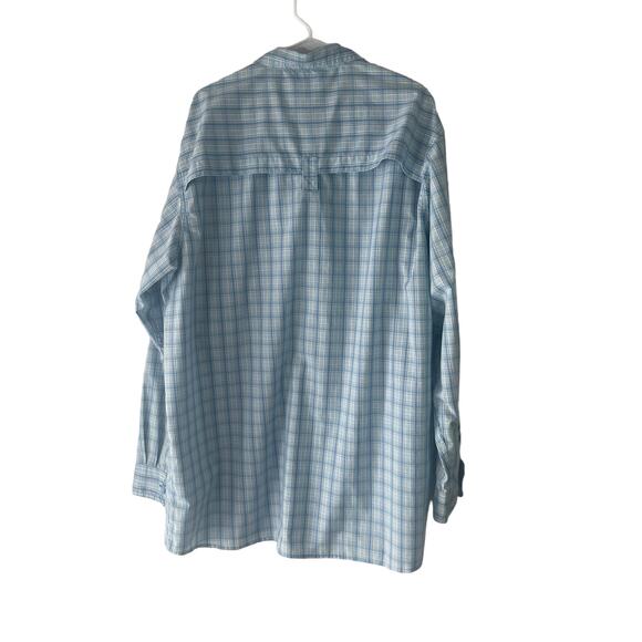 Red Head Brand Co. 2XL Tall Blue Fishing Outdoor Vented Button Up Shirt - Picture 7 of 11